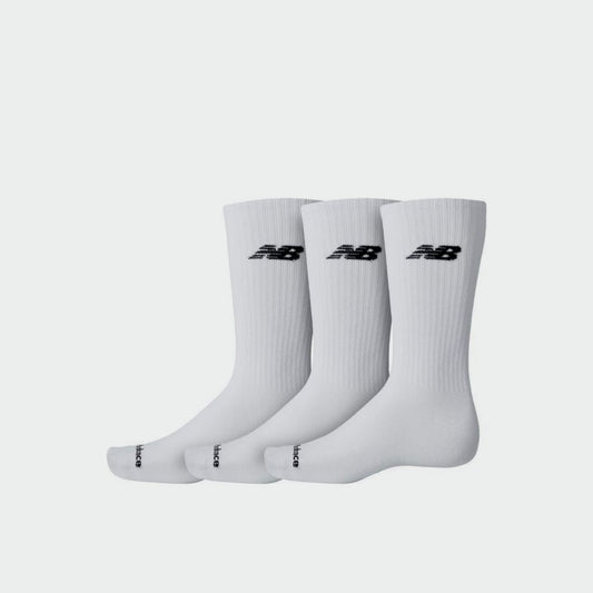 New Balance 3pack Lightweight Crew Socks White