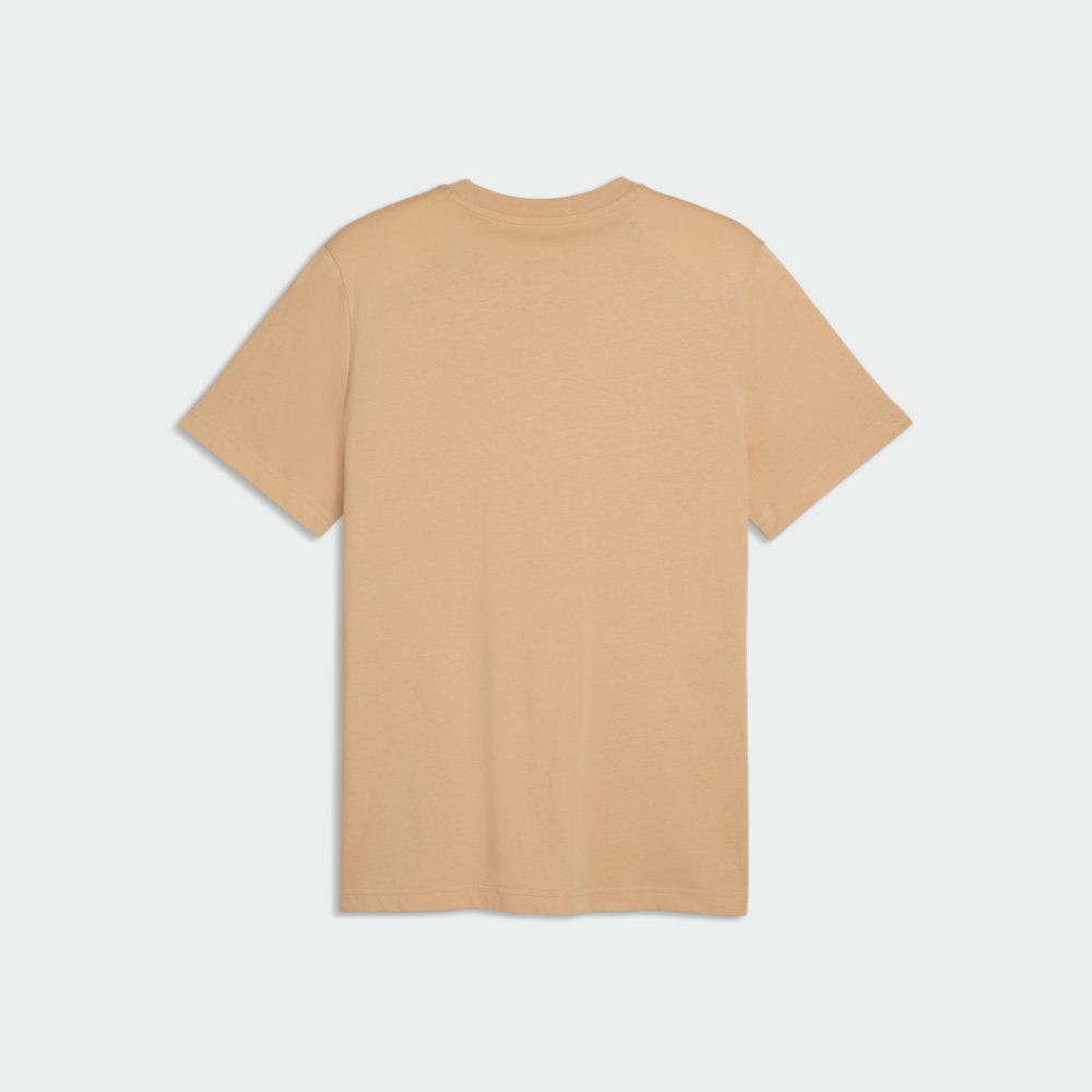 Puma Mens Essential Small No1 Logo Centered Tee Brown