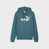 Puma Mens Essentials No 1 Logo Hoodie Green