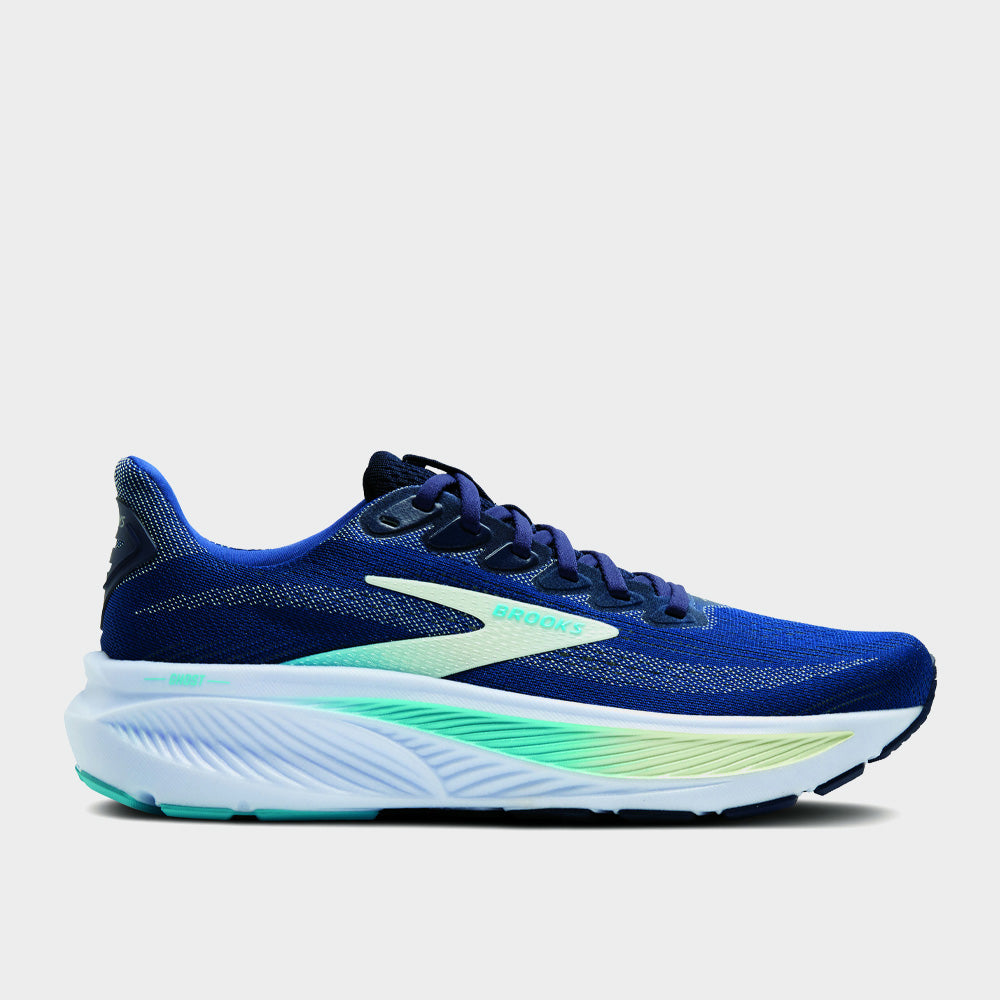 Brooks Womens Ghost 17 Running Shoes Navy