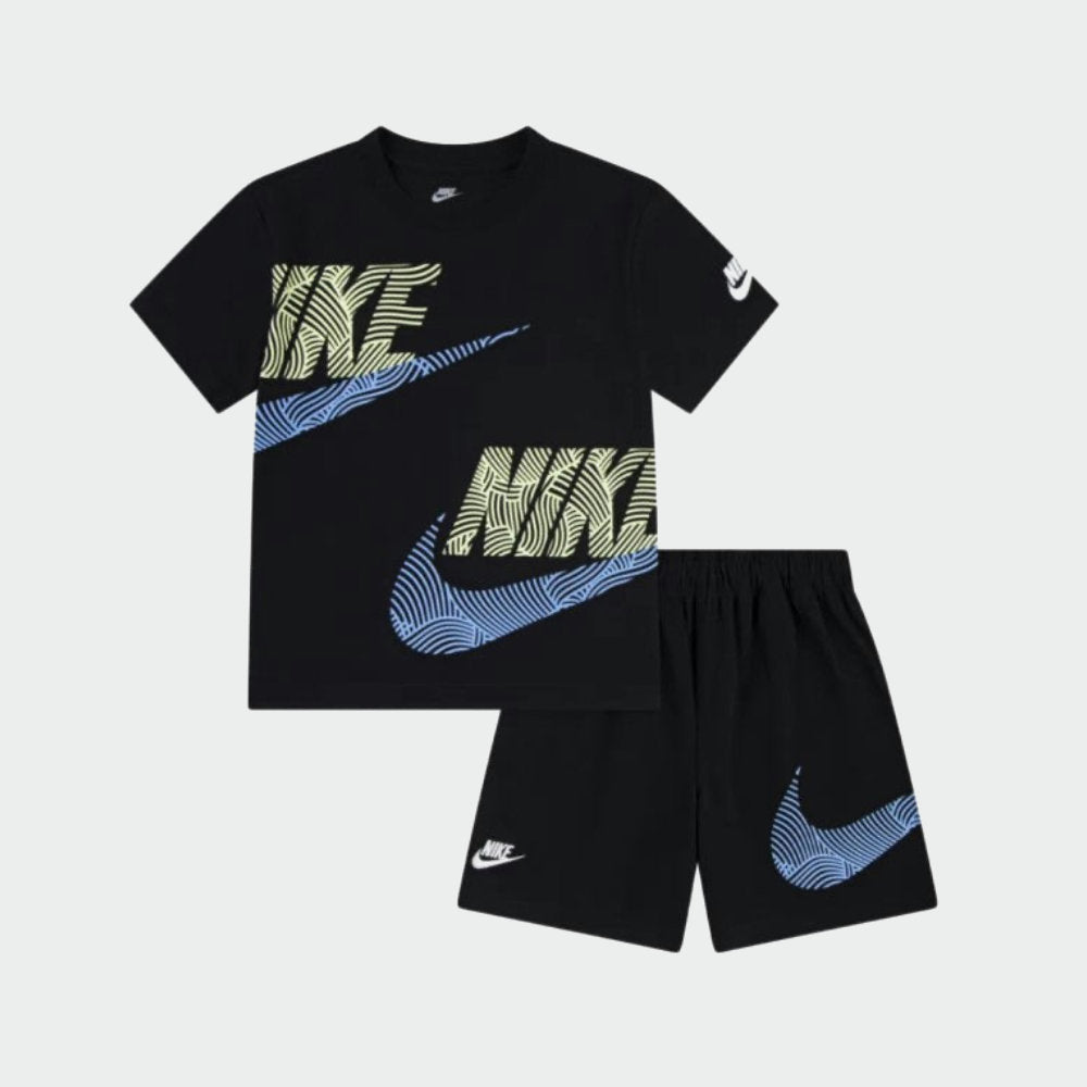 Nike Boys Sportswear In The Zone Relaxed 2-Piece Set Black