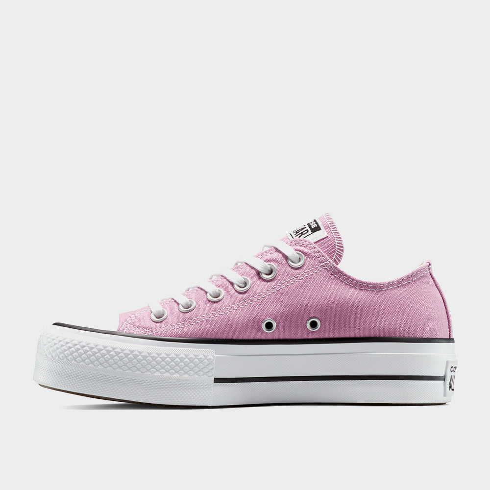 Converse Womens All Star Lift Platform Low Top Sneakers Pink