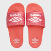 Umbro Womens Printed Slides Pink