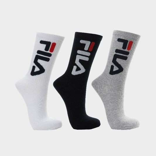 FILA 3 Pack Sandra Socks WHITE