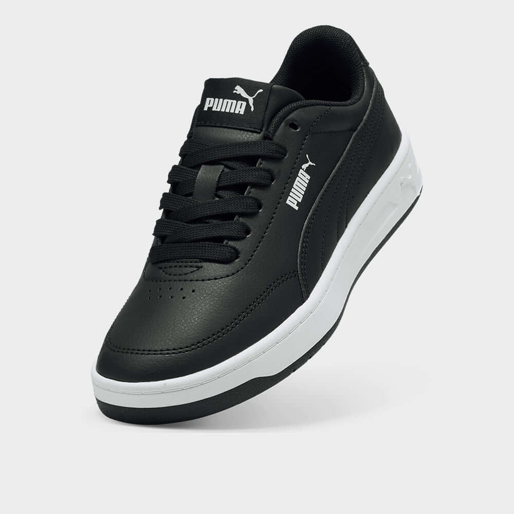 Puma Youth Court Classic Clean Sneakers Black