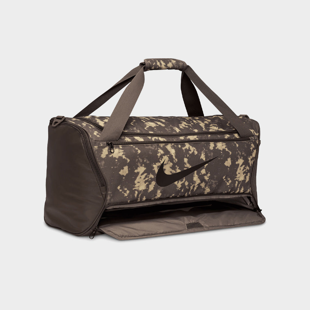 Nike Unisex Brasilia Graphic Sports Bags Brown