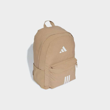 Adidas Essential 3 Bars Backpack Brown