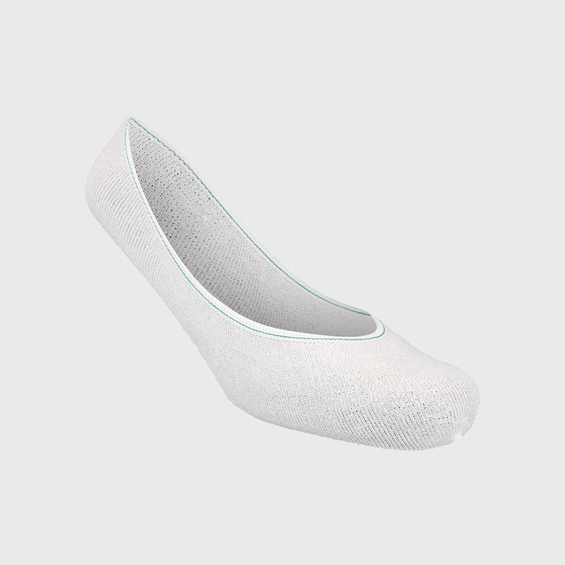 Sox Unisex Single Invisible Towel Socks White