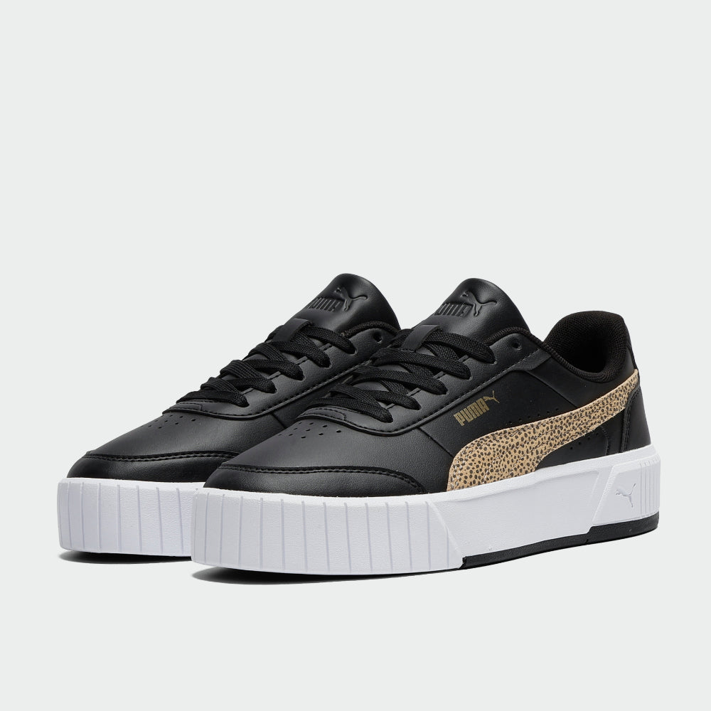 Puma Womens Carina Mia Top Cat Sneakers Black