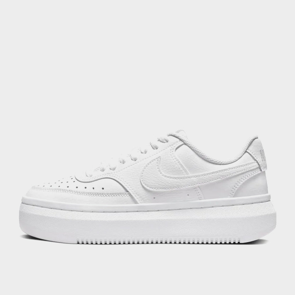 Nike Womens Court Vision Alta Leather Sneakers White
