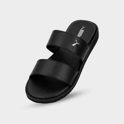 Puma Womens Gracecat Double Strap Sandals Black
