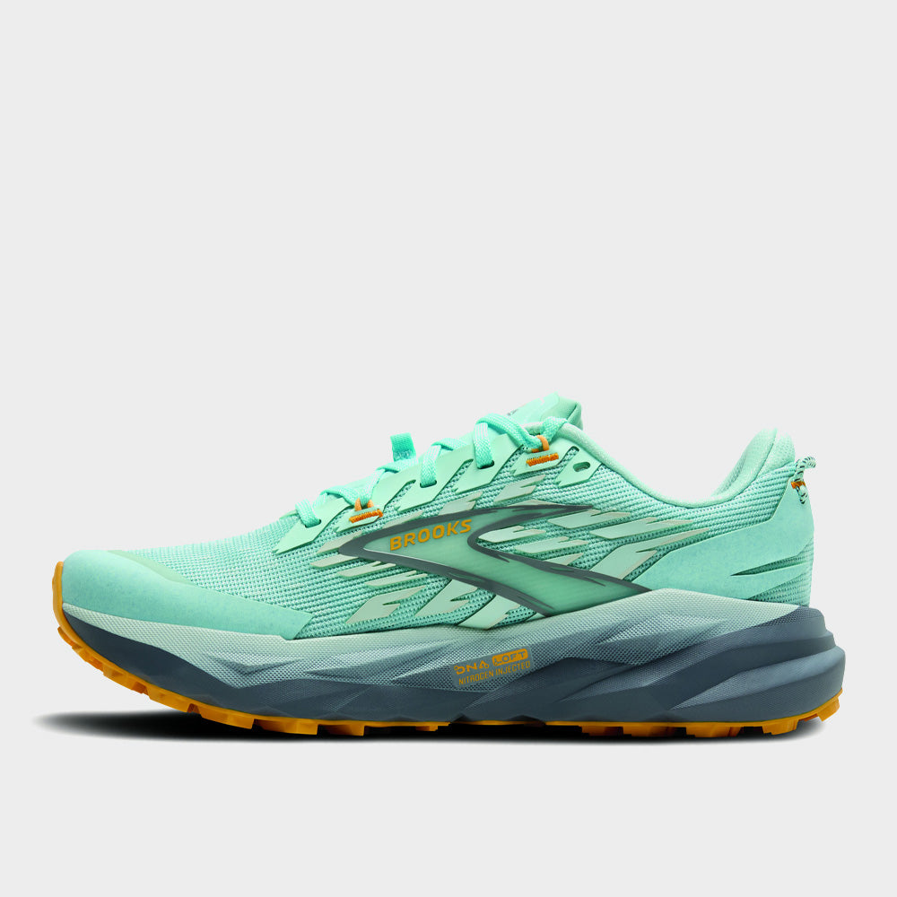 Brooks Womens Cascadia 19 Trail Running Shoes Blue