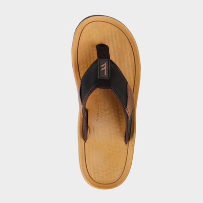 Hi-Tec Mens Atlas Husk Leather Sandals Brown