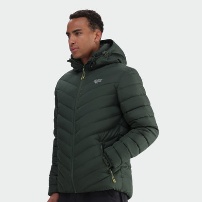 Hi-Tec Mens Vortex Puffer Jacket Green