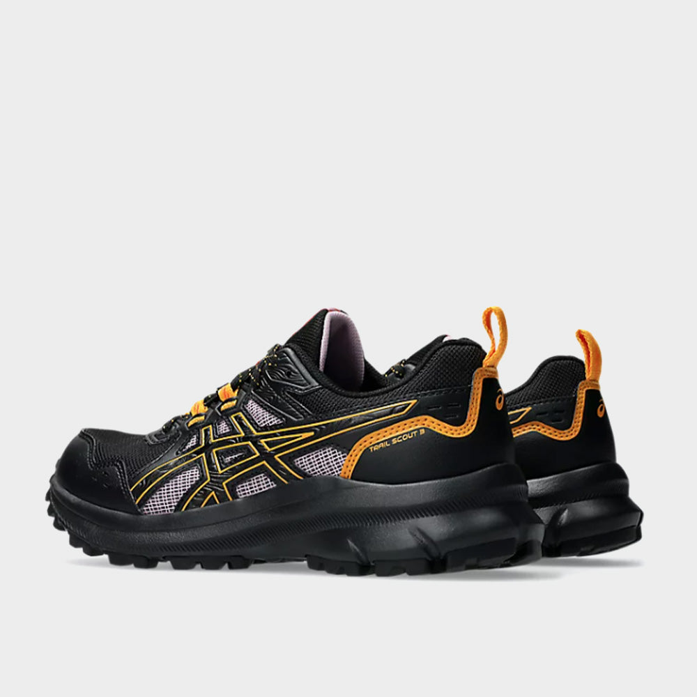 Asics Womens Trail Scout 3 Running Shoes Black