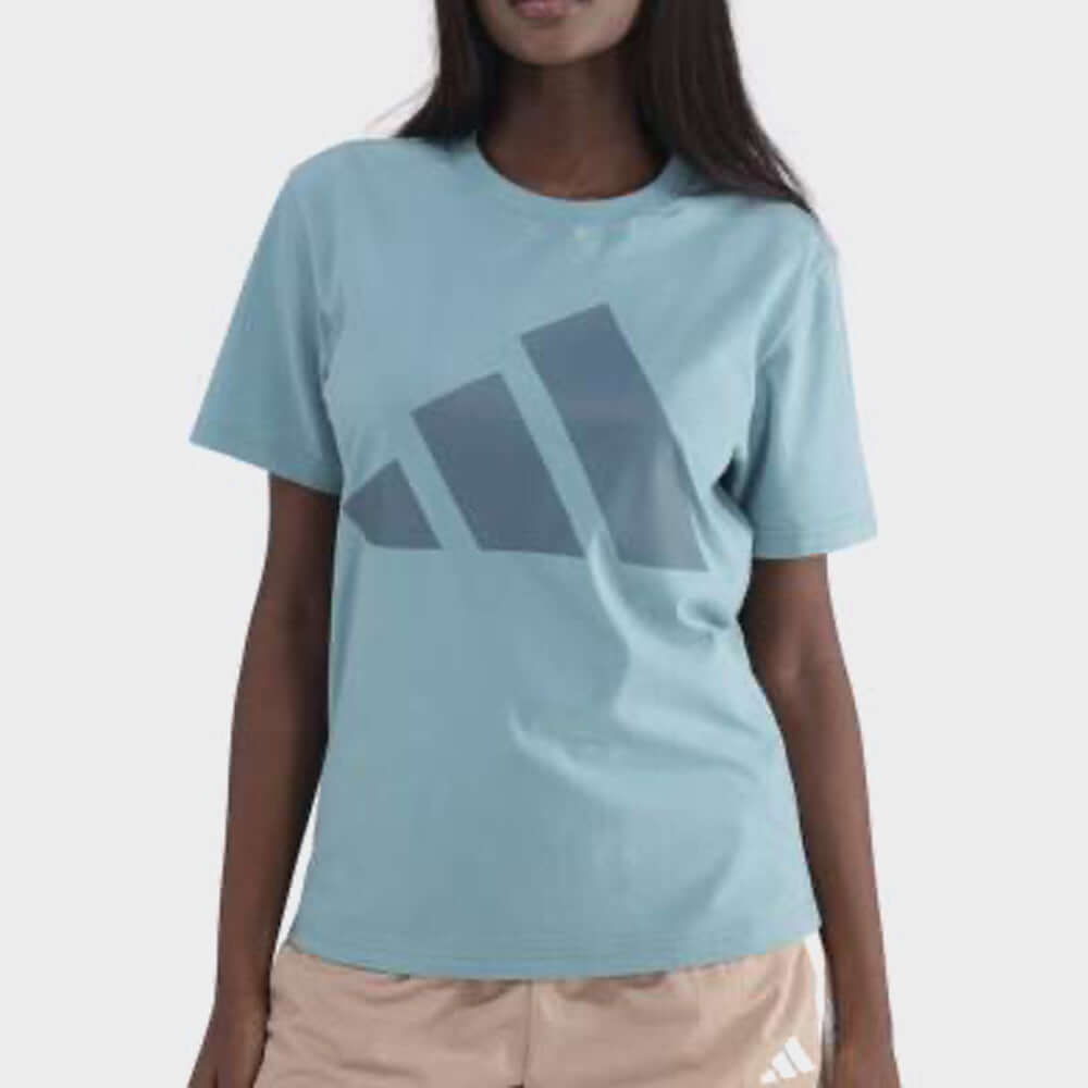 ADIDAS WOMENS Big Logo Tee GREEN – Tekkie Town