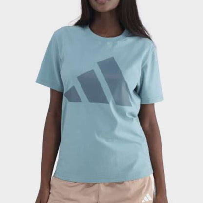 Adidas Womens Big Logo Tee Green