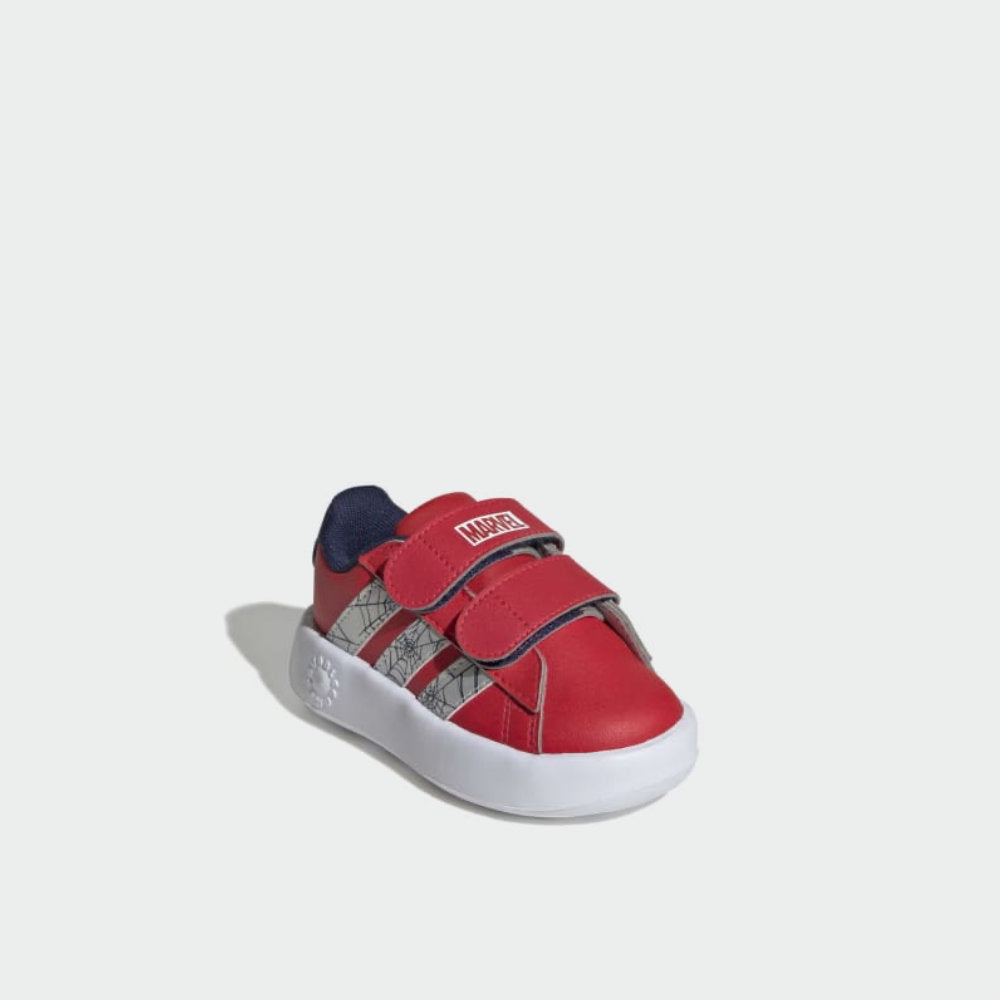 Adidas Infants Grand Court Spiderman Sneakers Red