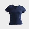 Nike Womens Sportswear Chill Knit Tee Navy