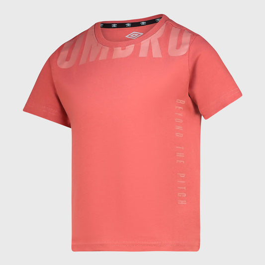 UMBRO BOYS Pitch Tee RED