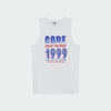 Code Mens Graphic Print Vest White