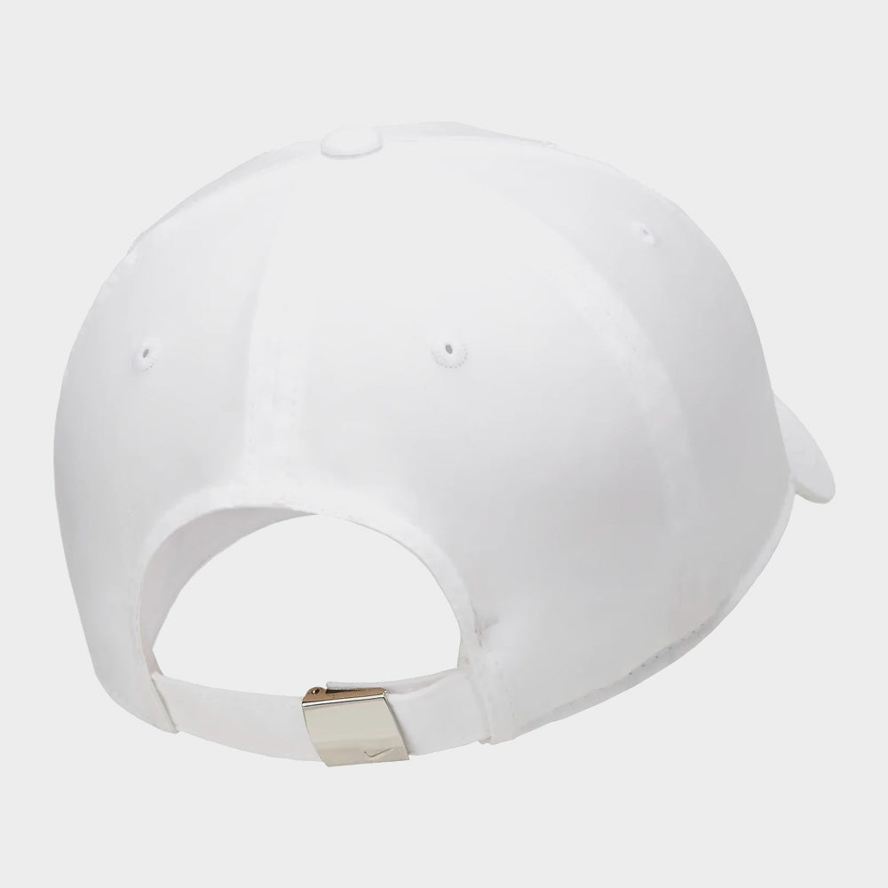 Nike Unisex Heritage 86 Metal Swoosh Sport Cap White