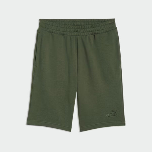 Puma Mens Essential No1 Logo Shorts 10" Green