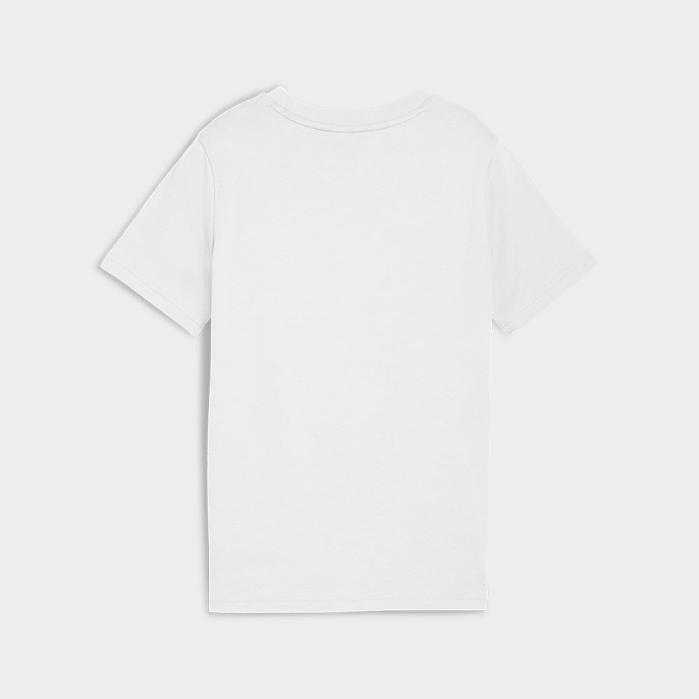 Puma Youth Graphic Sneaker Tee White