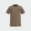 Adidas Mens Run Essential Tee Brown
