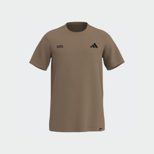 Adidas Mens Run Essential Tee Brown