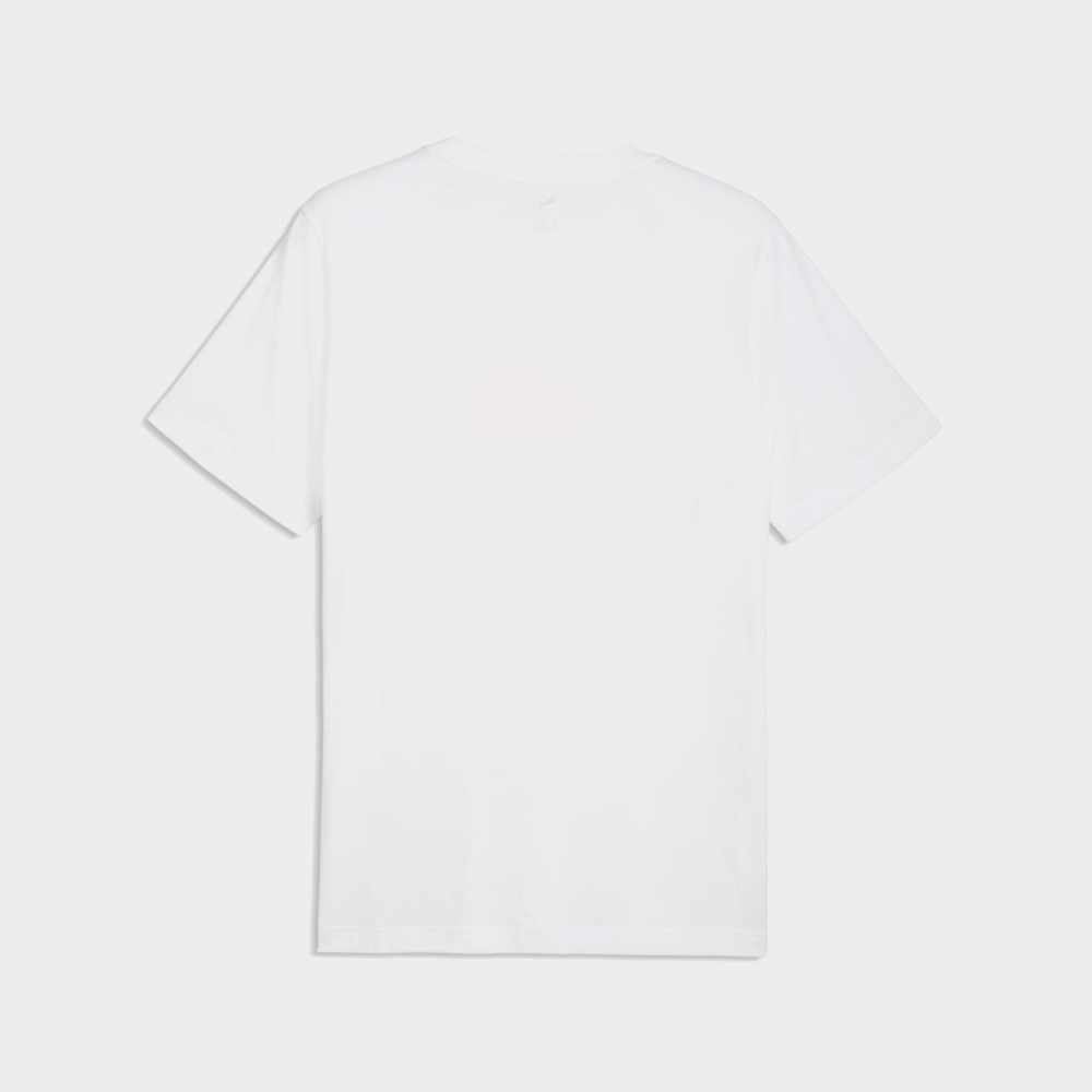 Puma Mens Graphic No. 1 Logo Tee White