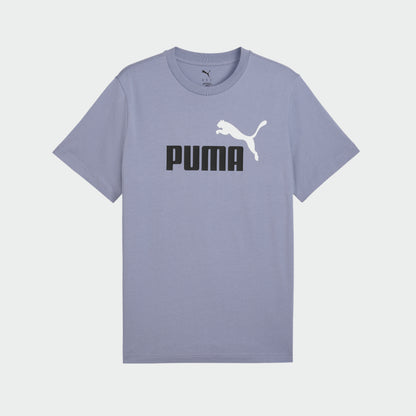 Puma Mens ESS 2 Color No. 1 Logo Tee Purple