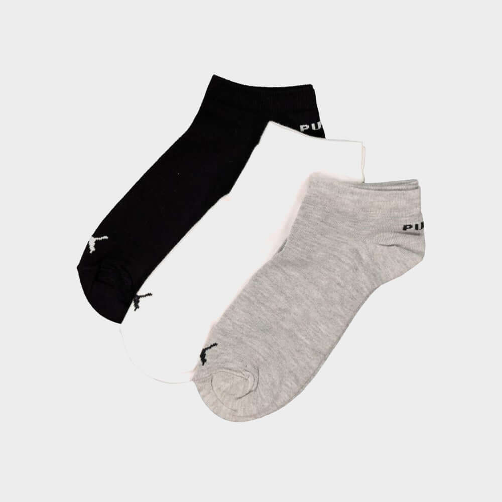 Puma Unisex 3 Pack Essential Hidden Anklet Socks Multi