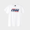 Code Mens Racing Graphic Tee White