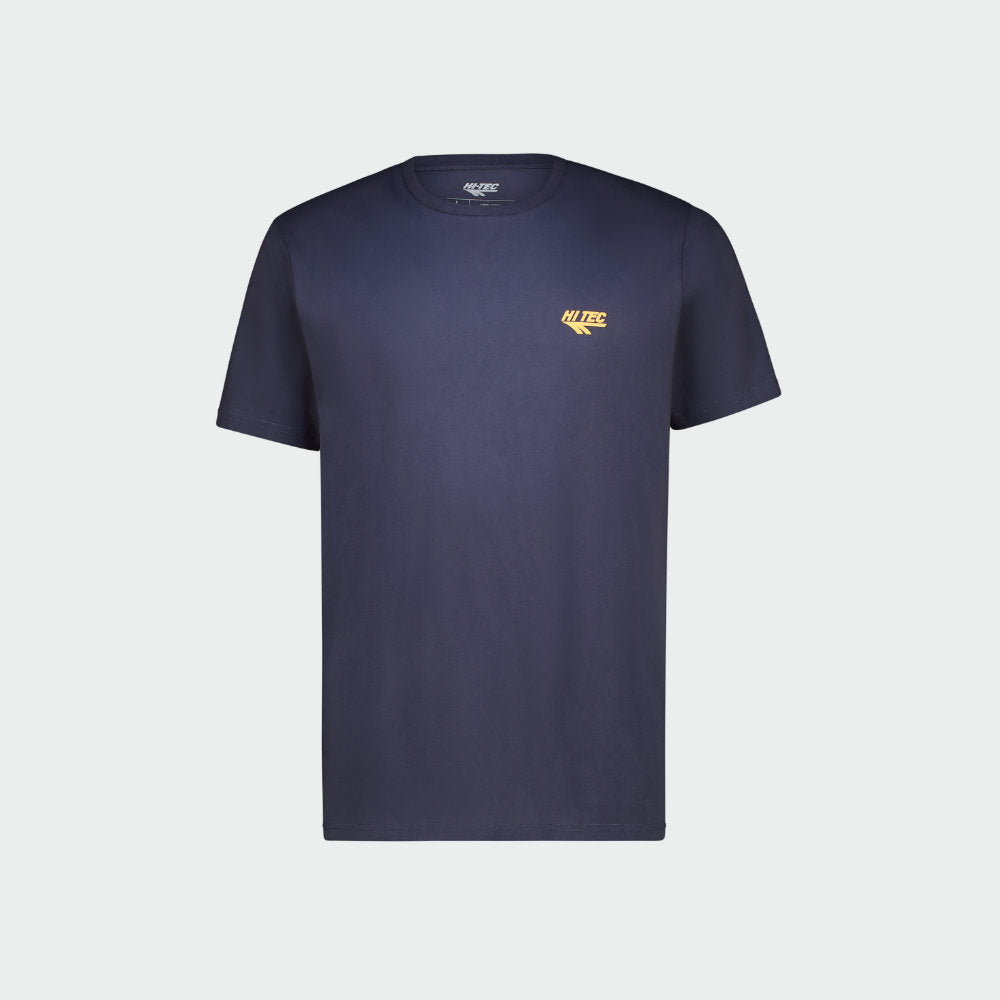 Hi-Tec Mens Basic Logo Tee Blue