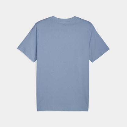Puma Mens Graphic Stacked Tee Blue