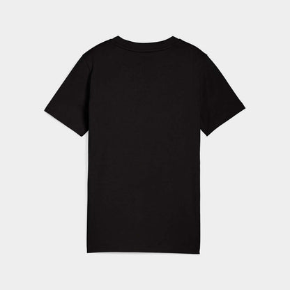Puma Girls Graphic Animal Tee Black