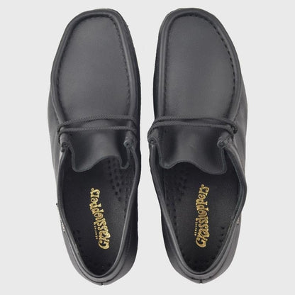 Grasshopper Mens SofTee Moccasins Black