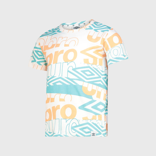 Umbro Kids Jack All Over Print Tee Green