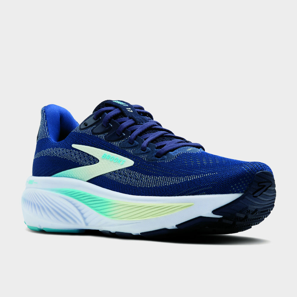 Brooks Womens Ghost 17 Running Shoes Navy