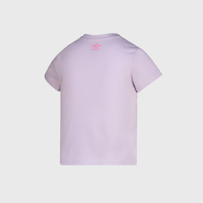 Umbro Girls Mila Logo Tee Purple