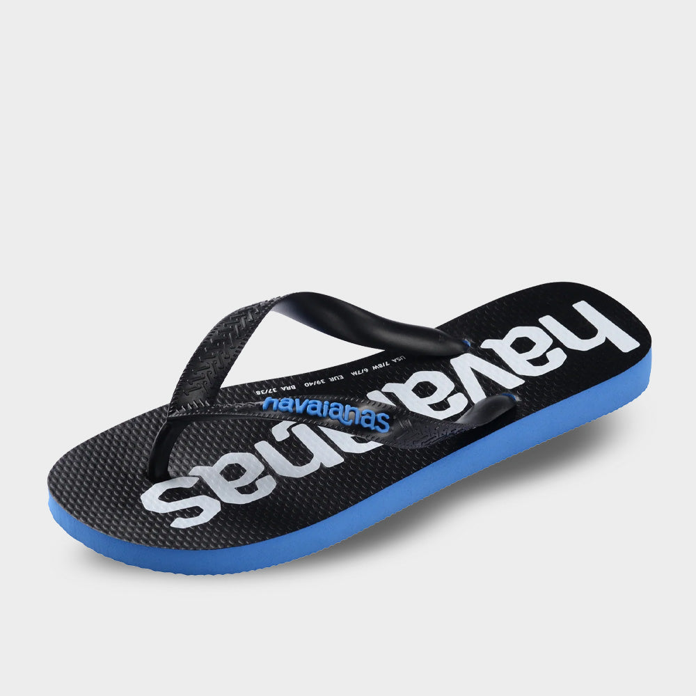 Havaianas Top Logo Mania Thong Sandals Black