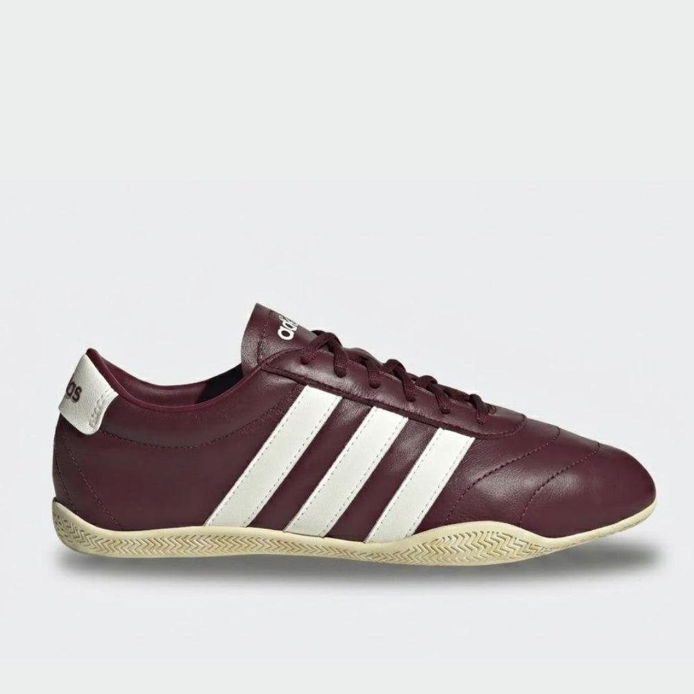 Adidas Womens Grand Court Low Sneakers Burgundy