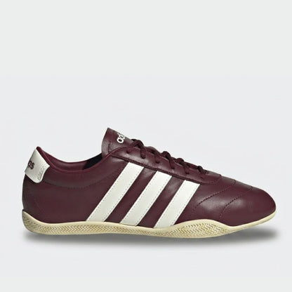 Adidas Womens Grand Court Low Sneakers Burgundy