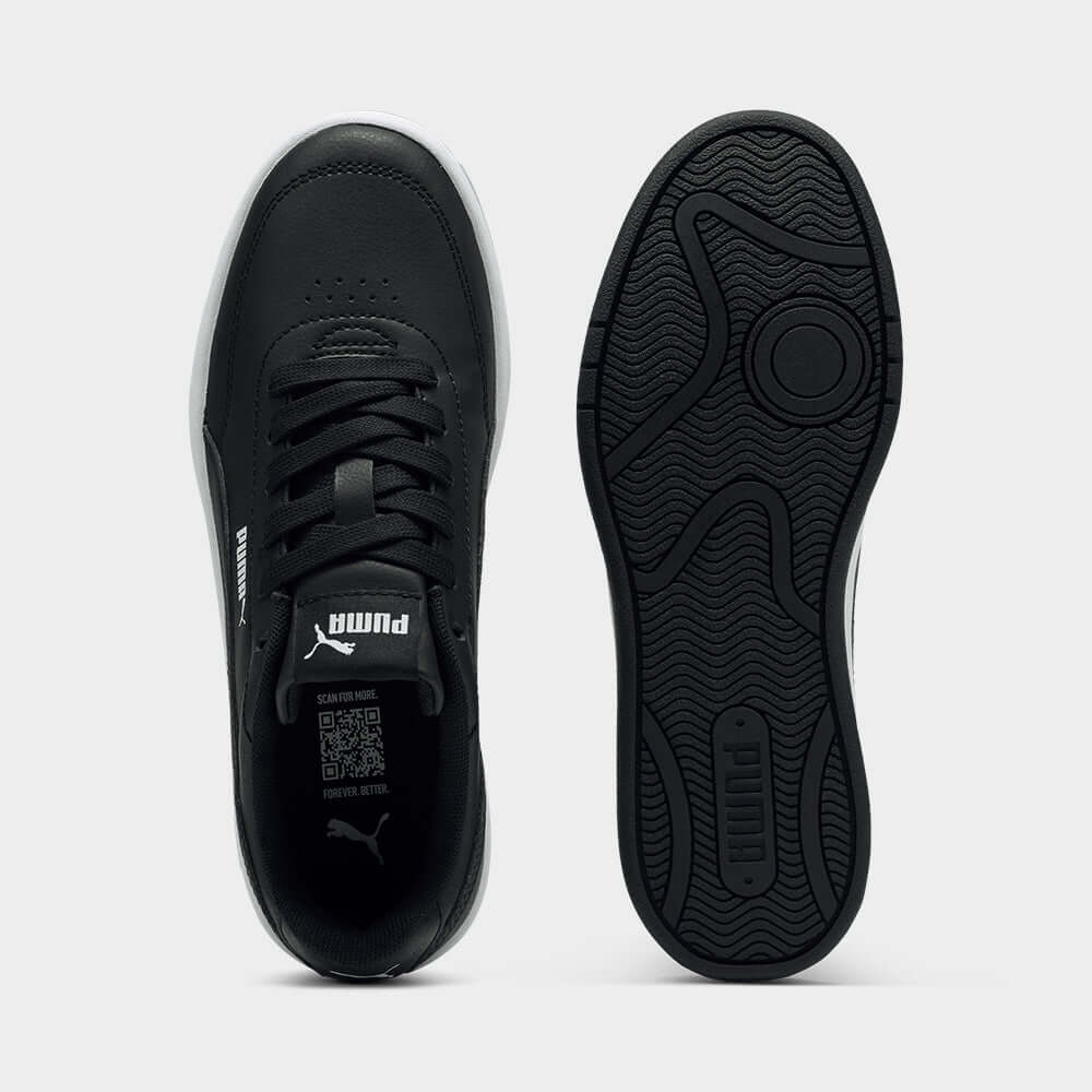 Puma Youth Court Classic Clean Sneakers Black