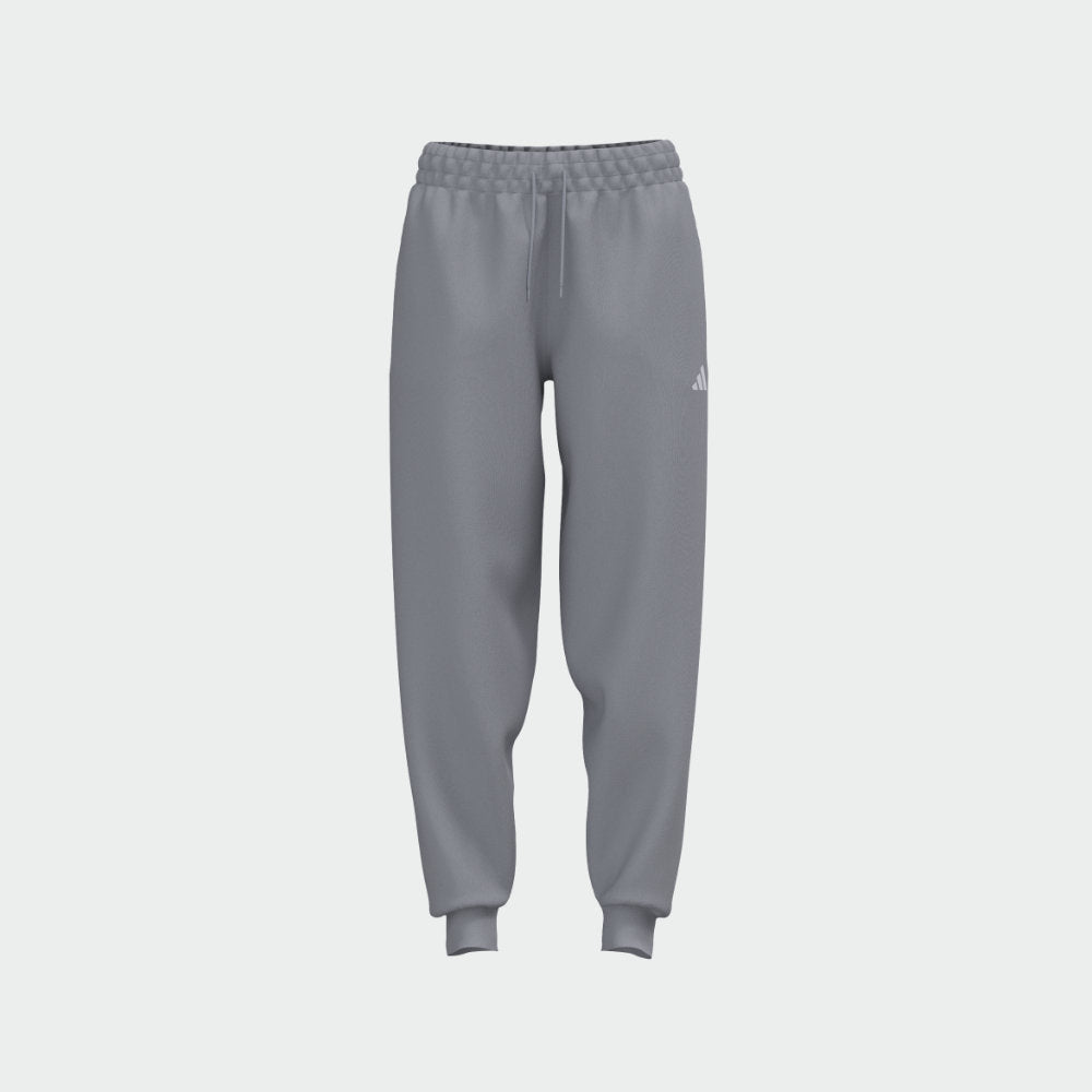 Adidas Womens Small Logo Fleece Cuffed Pants Grey