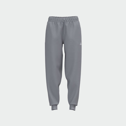 Adidas Womens Small Logo Fleece Cuffed Pants Grey