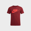 Nike Mens Dri Fit Run Swoosh Tee Red