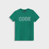 Code Mens Outline Graphic Tee Green