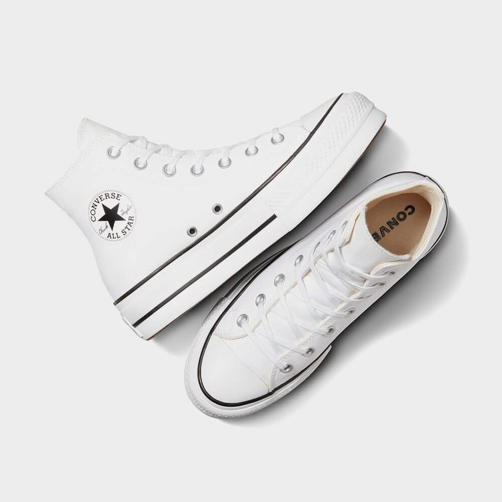 CONVERSE WOMENS Chuck Taylor Hi Top sneakers WHITE
